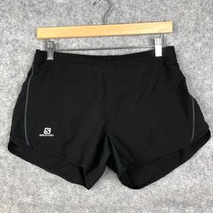 Salomon Shorts Women's Size Small Running Lined Outdoor Casual Reflective